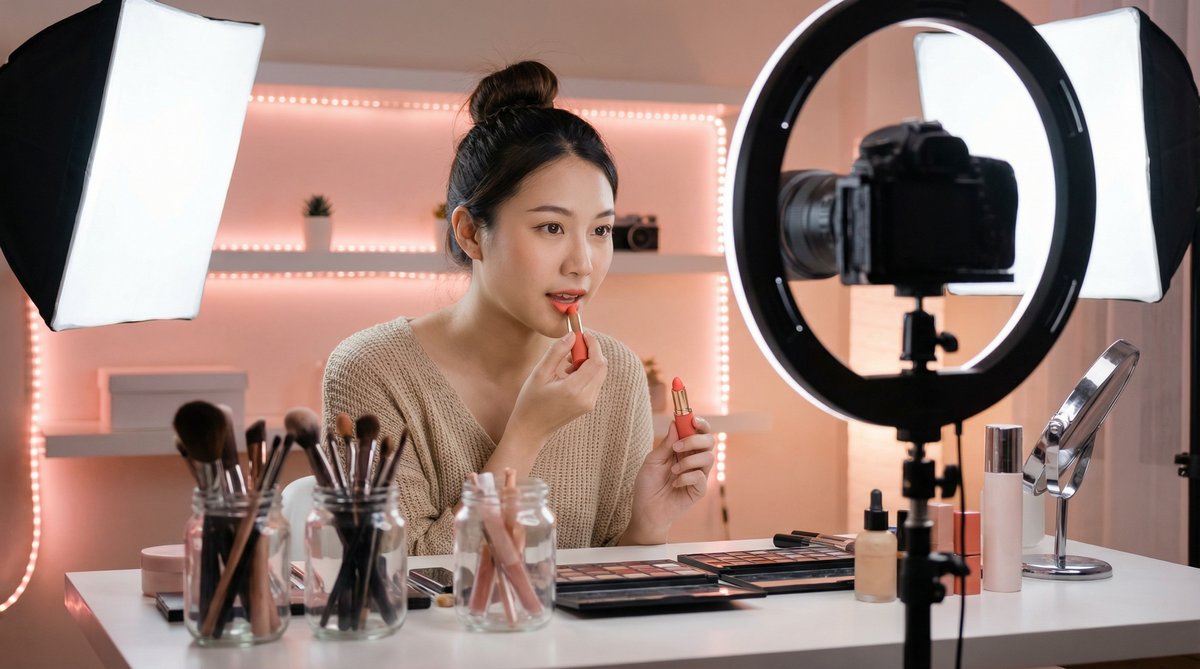 国产自拍美妆视频